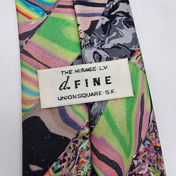 The Mirage LV d FINE Union Square S.F. Silk Tie - Picture 4 of 4